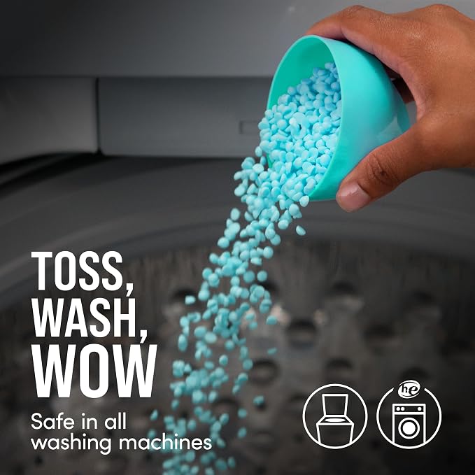 Downy Unstopables In Wash Scent Booster Beads, Fresh Scent, 24 oz, Laundry Beads for odor Protection, Downy Scent Booster Beads, Laundry Scent Boosters (Pack of 2)