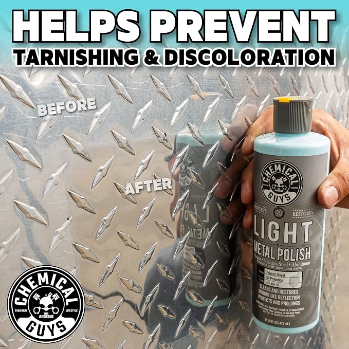 Chemical Guys Light Metal Polish, 16 Fl Oz