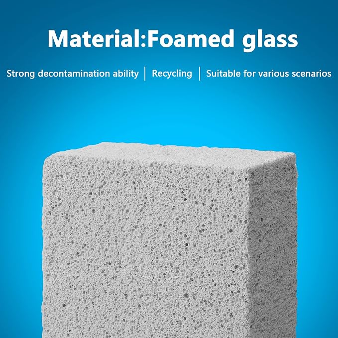 8 Pcs Pools Pumice Stone - Pool Cleaning Block Swimming Pumice Pool Tile Stone for Pools & Spa Tile, Grout & Concrete Cleaning (8Pcs)