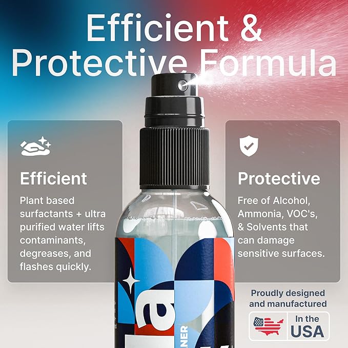 Koala Eyeglass Lens Cleaner Spray Kit | Japanese Microfiber (4 Piece Set) | (2x) Glasses Cleaner Bottle + (2x) Microfiber Cloth | Alcohol Free Eyeglasses, Screen, and Camera Cleaning Kit | Made in USA