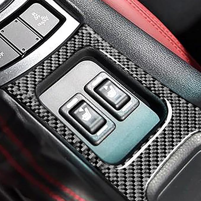 Real Carbon Fiber Trim for Subaru Accessories | for BRZ/Scion FR-S/Toyota 86 2016 2017 2018 2019 2020 Central Control Armrest Panel Interior Thick Overlay Decal