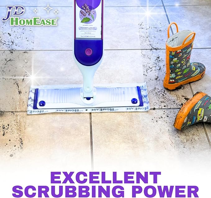 48 Pack Microfiber Disposable Pads for Swiffer PowerMop Multi-Surface Mopping Pad Refills, Deep Clean Replacement