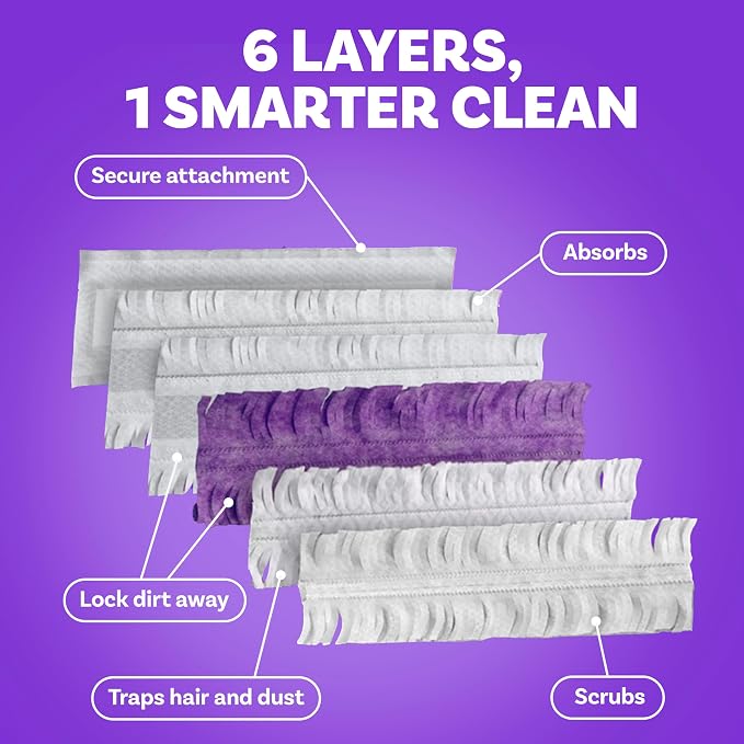 Swiffer PowerMop Multi-Surface Mopping Pad Refills,Made by Swiffer,for Floor Cleaning,11 Count (Pack of 2)