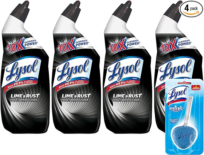 Lysol Toilet Bowl Cleaner, 24 Ounces (Atlantic Fresh Scent)