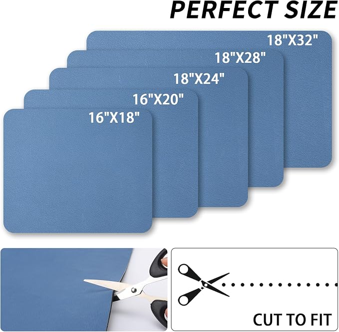 HotLive Dish Drying Mat for Kitchen Counter, Heat Resistant Drainer Mats with Non-slip Rubber Backed, Hide Stain Kitchen Super Absorbent Draining Mat, Easy to Clean Dish Rack Pad, Blue 16"x18"