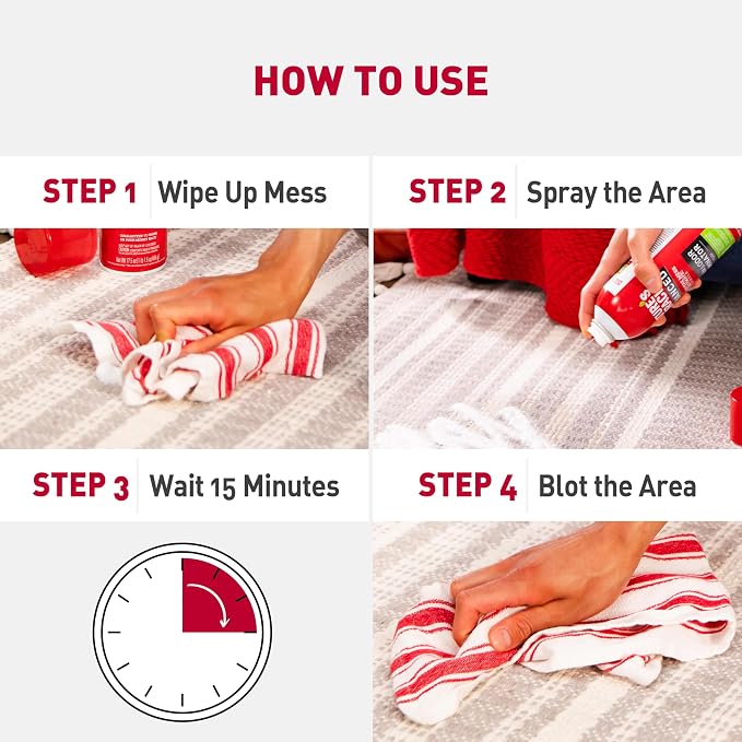 Nature’s Miracle Advanced Dog Stain & Odor Eliminator Foam, 17.5 oz (6 Pk) | Enzymatic Cleaner Eliminates the Toughest Dog Messes, Foam Penetrates Into the Carpet, Safe For Pets and Home*, Fresh Scent