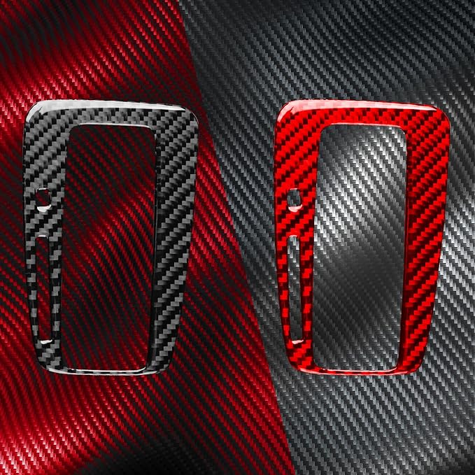 Real Carbon Fiber Trim for Honda CRV Accessories | for CR-V 2012 2013 2014 2015 2016 Gear Shifting Box Indicator Sticker Interior Thick Overlay Decal