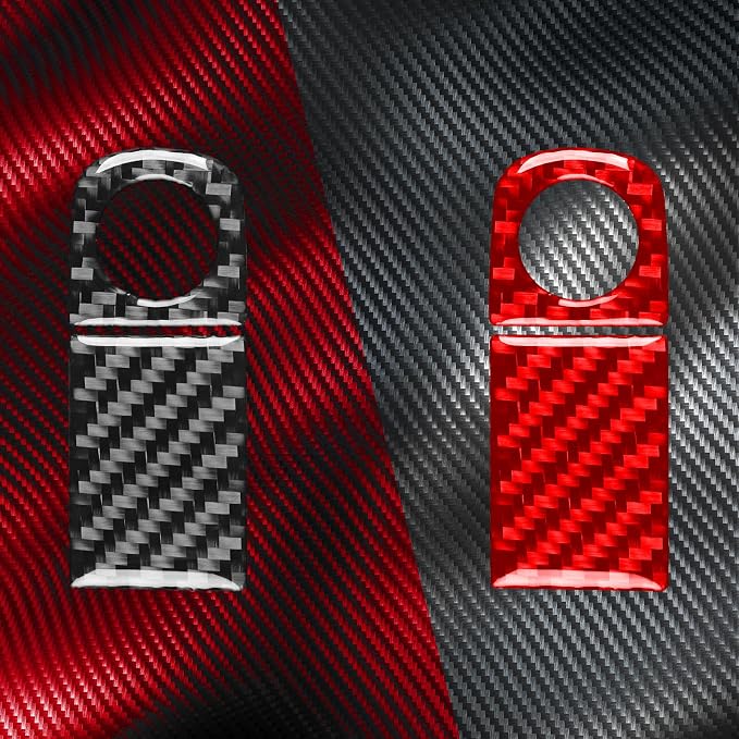 Fit for Mazda 3 Mazda3 2004-2009 Glove Box Handle Car Trim Stickers | Accessories | Real Carbon Fiber | Anti-scratch | Interior Cover | Decorations Trim