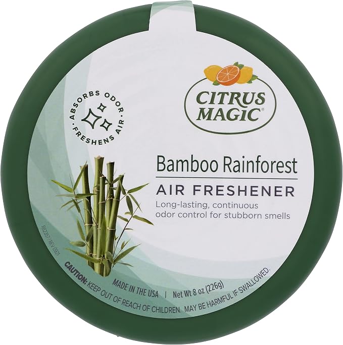 Citrus Magic Solid Air Freshener, Bamboo Rainforest, 8 Ounce (Pack of 12)
