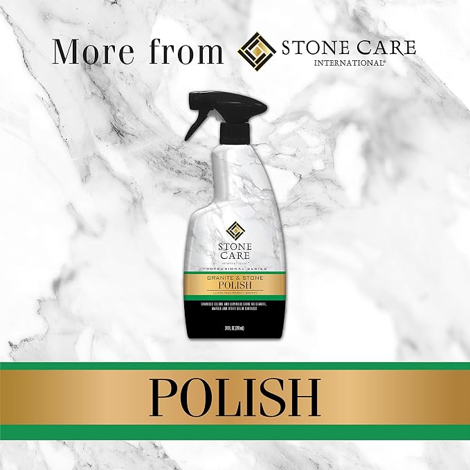Stone Care International Granite Cleaner - 32 Fluid Ounces (2 Pack) Granite Marble Quartz Tile Travertine Limestone Slate Clean