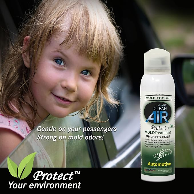 DWD2 Protect™ Automotive AC Vent Treatment - Revitalize Your Car's Interior The Green Automotive Mold-Odor Treatment Solution. Say Goodbye to Unpleasant Odors and Hello to a Fresh and Protected Cabin