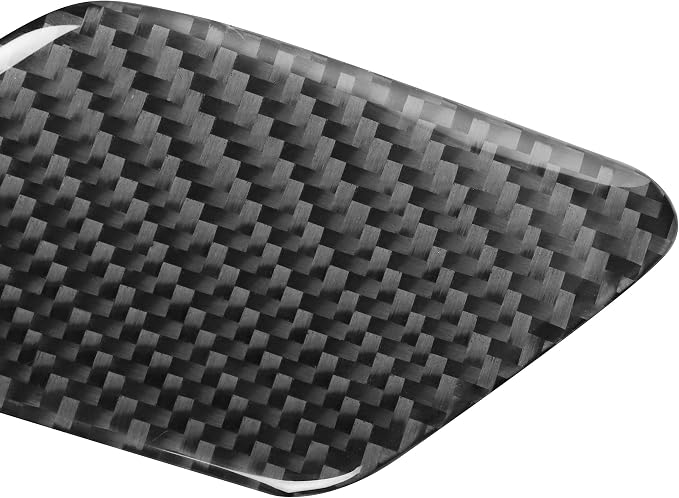 Real Carbon Fiber Trim for Audi Accessories | for B9 A4 S4 A5 S5 2020-2025 / RS5 2021-2025 Headlight Washer Button Panel Interior Thick Overlay Decal