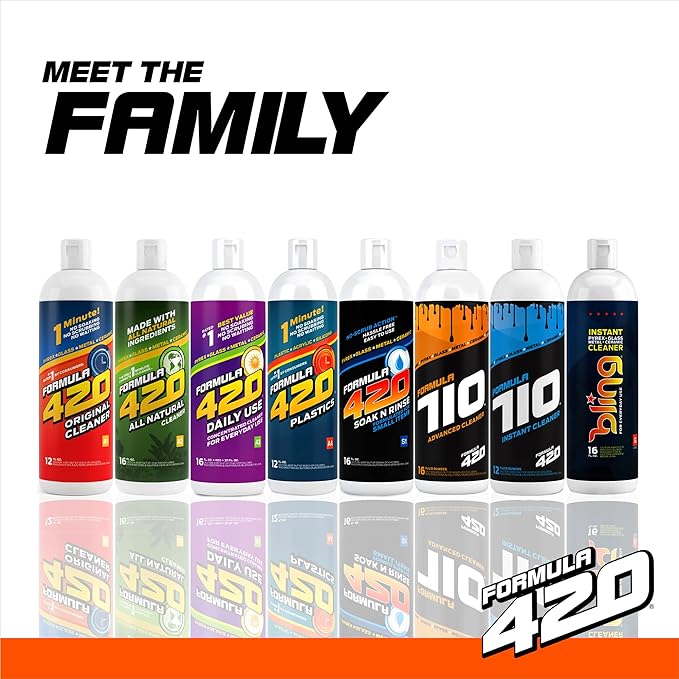 Formula 420 Glass Metal Ceramic Pipe Cleaner, 12 Fl Oz (Pack of 4)