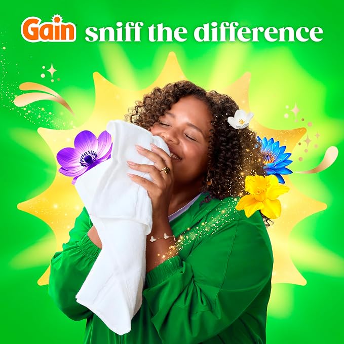 Gain, Liquid Laundry Fabric Softener, Laundry Conditioner, Long Lasting Scent, Softens, Freshness, Helps with Static & Wrinkles, Original Scent, 140 fl oz (Packaging May Vary)