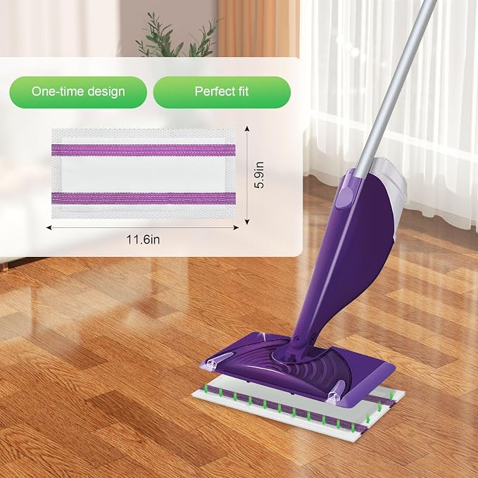 84 Pack for Swiffer Wet Jet Pads Compatible with Swiffer Wet Jet Mop, for Swiffer Wet Pads Refill, for Floor Cleaning, Unscented