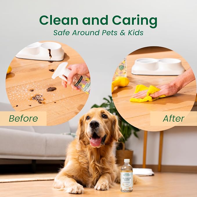 Good Natured Brand All-Purpose Cleaner Concentrate | 8oz makes 128oz | Orange Essential Oil | 16X Concentrated Natural Multi-Surface Cleaner