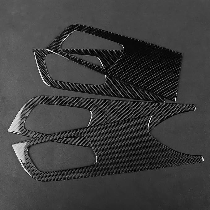 Real Carbon Fiber Trim for Honda CRV Accessories | for CR-V 2012 2013 2014 2015 2016 Door Bowl Handle Panel Cover Sticker Interior Thick Overlay Decal