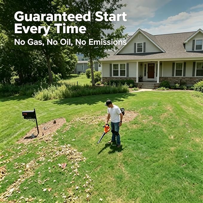 GARCARE 3-in-1 Electric Leaf Blower Vacuum & Mulcher Corded 500 CFM 200 MPH | Corded blower vacuum with collection bag, wheels & shoulder strap. Ideal for lawn, yard & patio leaf cleanup.