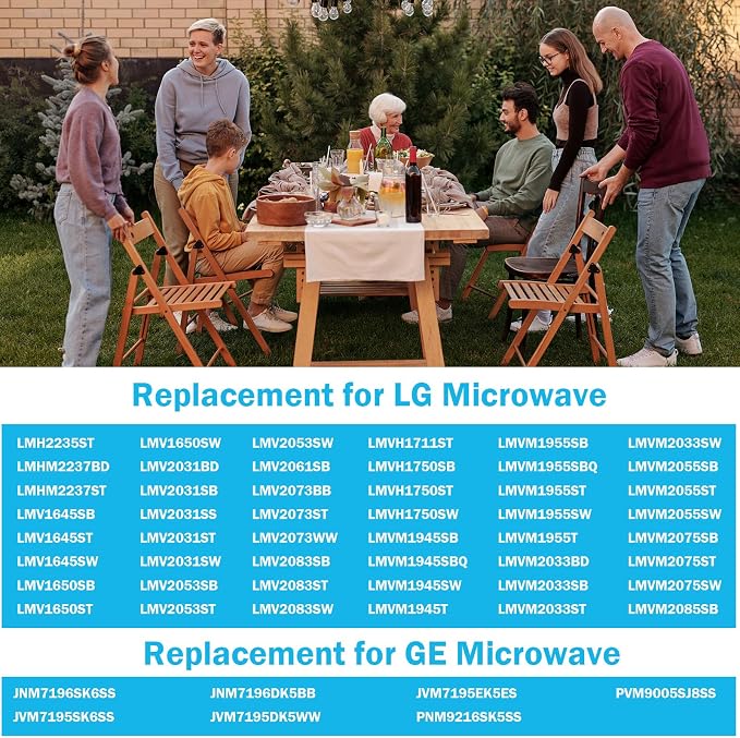 Replacement Filter Fit for LG Microwave Filter 5230W1A003A JVM7195SK6SS LMV1650ST, LMV1650SW, LMV2031BD, LMV2031SB,LMVM2085SB, LMVH1711ST, LMV2031ST Charcoal Filte-r (Pack of 1)