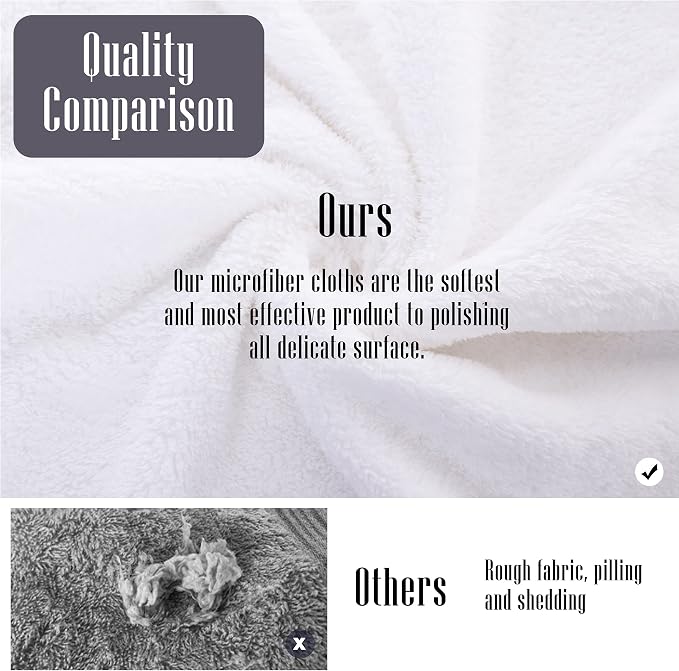 Sunny zzzZZ 24 Pack Kitchen Dishcloths - Does Not Shed Fluff - Reusable Dish Towels, Dish Cloths, Super Absorbent Coral Fleece Cleaning Cloths, Nonstick Oil Washable Fast Drying, 10 x 20 Inch (White)