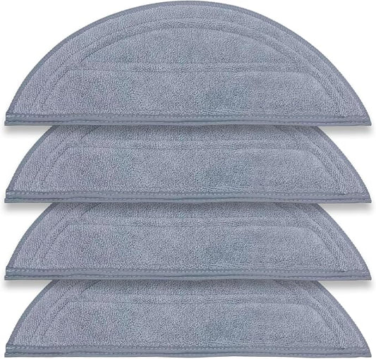4Pack Washable Cloth Mop Pads for Roborock Saros 10/G30 Robot Vacuum, Replacement Parts Washing Mopping Pad Replacement Mop Pads for Efficient Home Cleaning