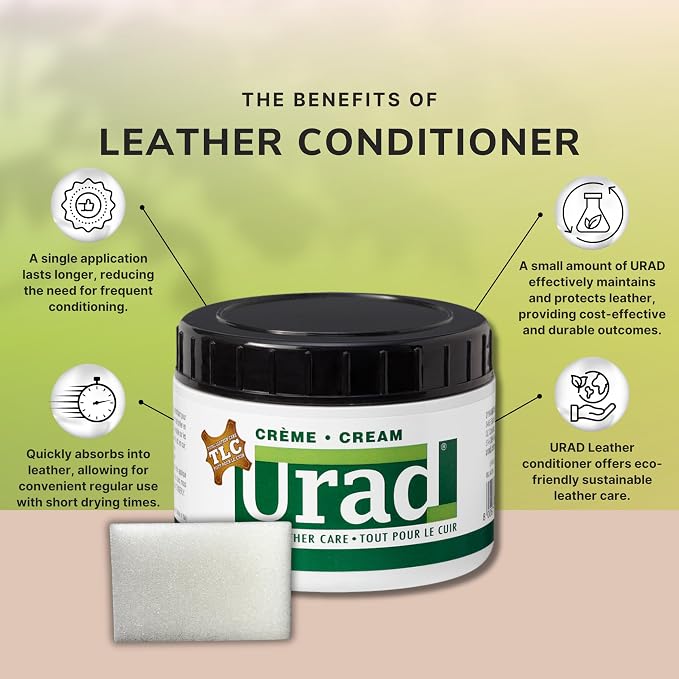 Leather Conditioner 7oz (200g) Black – Premium Color-Restoring Leather Care for Shoes, Jackets, Bags, and Furniture