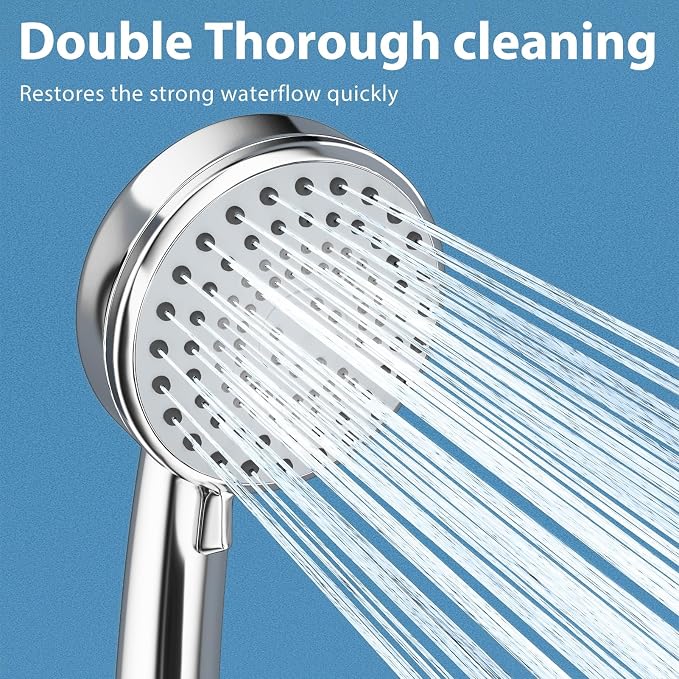 Lumkew Multiszie Shower Head Cleaner Tool, Shower Head Cleaning Brush for Small Hole Nozzle with Storage Boxes, Showerhead Cleaner Picks Unclogger for Household Bathroom