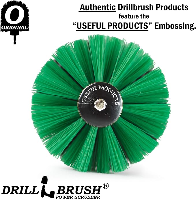 Drillbrush Kitchen Cleaning Supplies - Oven Door Cleaner - Sink Scrub Brush | Household Cleaners for Drill - Home Kitchen Scrubbing - Stove Cleaning Tool - Pots and Pans Scrubber - Frying Pan Scrubber