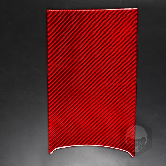 Red Real Carbon Fiber Trim for Nissan Rogue Accessories | for 2014-2020 / Rogue Sport 2017-2022 Rear Air Outlet Vent Cover Sticker Interior Thick Overlay Decal