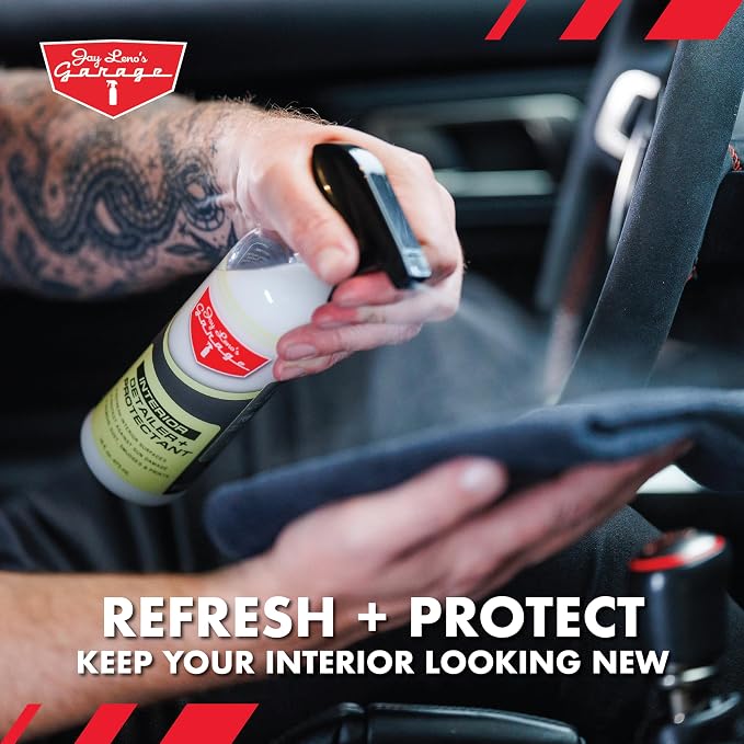 Jay Leno's Garage Interior Detailer & Protectant Car Interior Cleaner Spray for Dash, Auto Interior Cleaner(Pack of 2) (16 oz (Pack of 2))