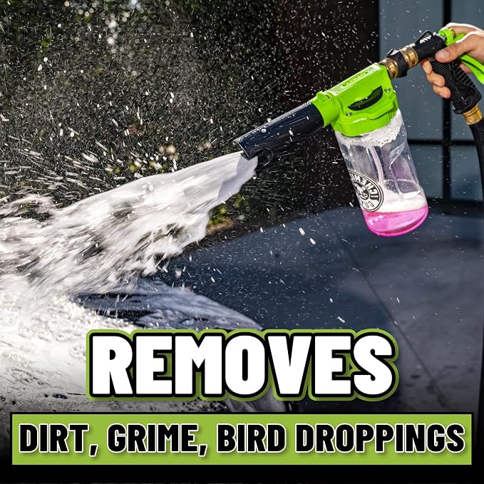 Chemical Guys, TORQ Foam Blaster 6 Cannon, Garden Hose Attachment for Cars | Sprays thick clinging suds straight off your garden hose, no pressure washer, with an adjustable foam ratio dial
