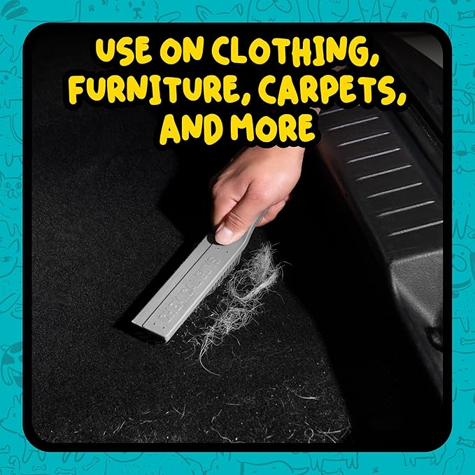 Chemical Guys, Multi-Surface Pet Hair Removal Brush for Upholstery & Carpet | Rubber bristles pull pet hair, lint and debris off seats, carpet and upholstery in cars and at home