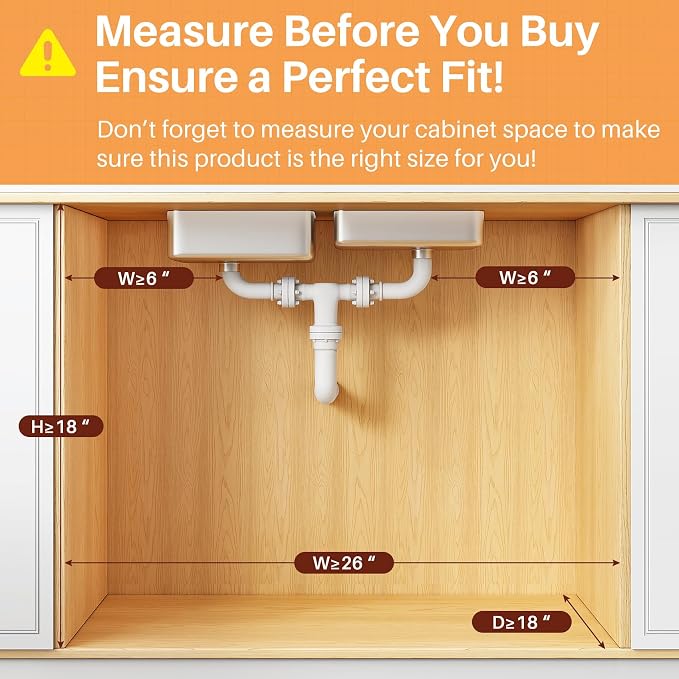 PXRACK Under Sink Organizer, 1-Pack 3-Tier Height Adjustable Thickened Metal Pull out Cabinet Organizer Shelf, Slide out Storage Drawer Rack for Bathroom Kitchen Pantry Home Organization, White