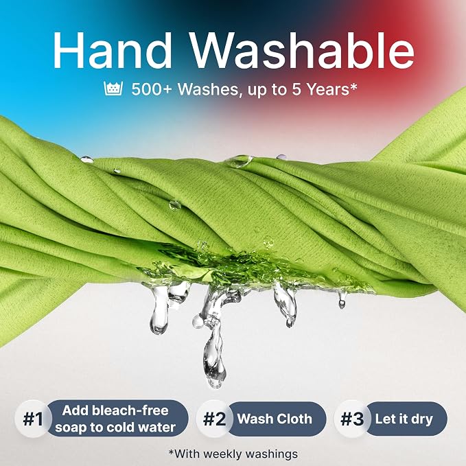 Koala Lens Cleaning Cloth | Japanese Microfiber | Black & Green (Pack of 2) | Glasses Cleaning Cloths | Eyeglass Lens Cleaner | Eyeglasses, Camera, VR/AR Headset, and Screen Cleaner | Washable & Reusable