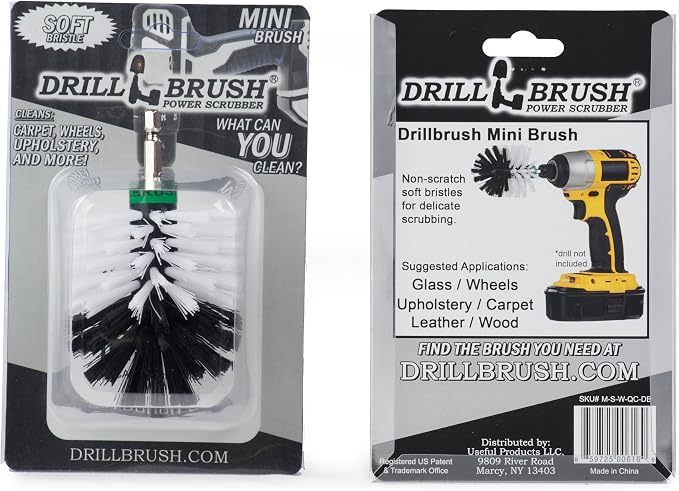 Car Cleaning Supplies - Windshield Shiner - Wheel Brush - Tire Cleaning Kit | Truck Cleaning Accessories - Glass Cleaning Brush - Car Mats Dirt Lifter - Carpet Cleaning Tool - Upholstery Scrubbing Set