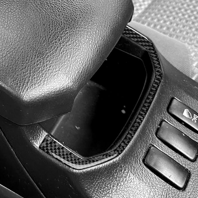 Armrest Box Stickers Fit for Toyota 4Runner(N210) 2003-2009 | for SR5/Sport Edition/Limited | Real Carbon Fiber | Center Console Armrest Box Surround Trim | Thick Overlay