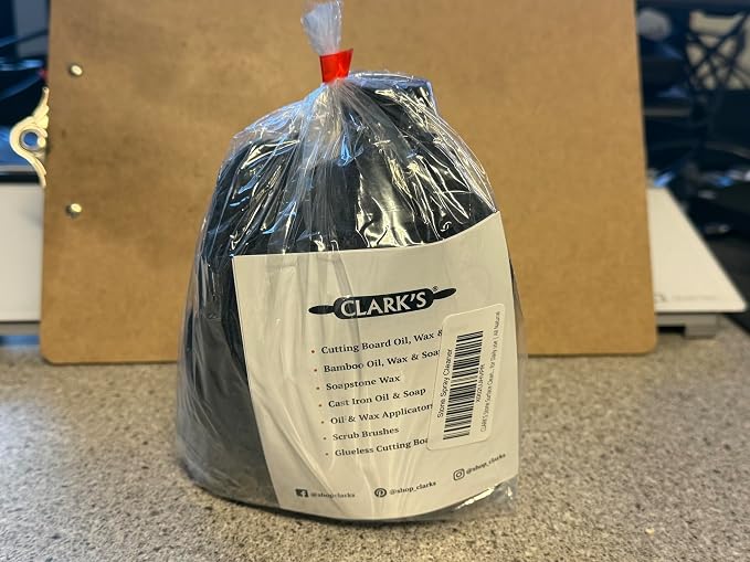 CLARK'S Stone & Quartz Cleaner Countertop with Microfiber Cloth, Citrus Scent - Granite Countertop Cleaner and Polish for Marble Cleaning - Clean and Shine Soapstone, Quartzite, Limestone - 12oz