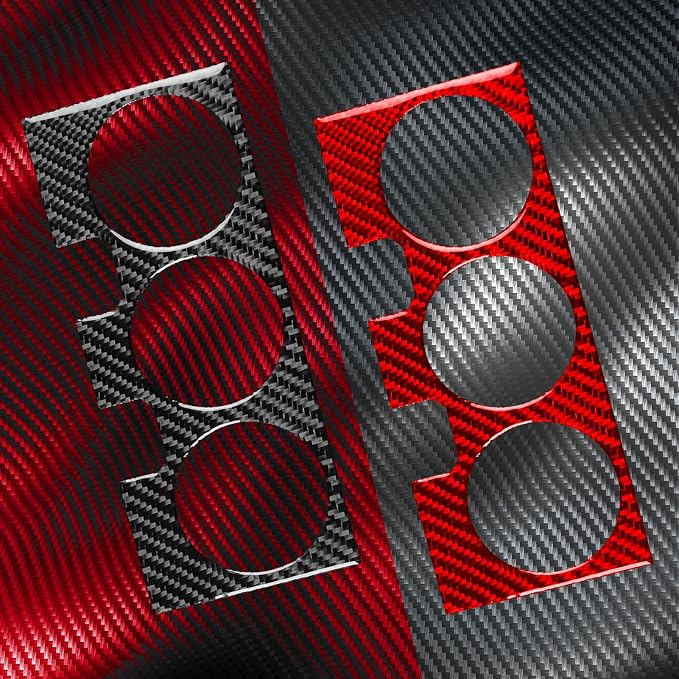 A/C Control Trim Decal Fit for Toyota 4Runner 2003-2009 Accessories | for SR5/Sport Edition/Limited 2003 2004 2005 2006 2007 2008 2009|Carbon Fiber|Thick Overlay|Anti-scratch