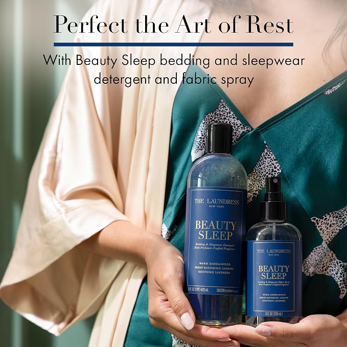 The Laundress Beauty Sleep Fabric-Spray, Wrinkle Release & Pillow Spray, Fabric Refresher, Upholstery and Linen, Tranquil Comforting Inspired Scent, 8 Fl Oz, (Pack of 2)