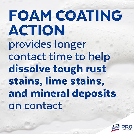 Lysol Professional Foam Cleaner for Multiple Surfaces, 24 Ounce
