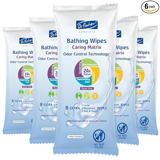 XL Body Wipe 9" x 9" Bath Wipes for Adults No Rinse - Thick Refreshing Shower Wash Cloth with Aloe Vera for Camping, Travel, Gym, and Caregiving - Durable Disposable Bath Cloths for Quick Hygiene