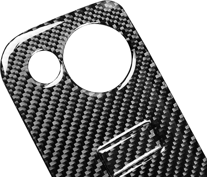 Real Carbon Fiber Trim for Ford Mustang GT Shelby Accessories | for 2005 2006 2007 2008 2009，Roof Reading Lamp Light，Thick Overlay Sticker Decal，2PCs