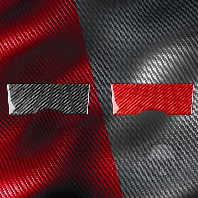 Console Storage Cover Trim for Toyota Corolla 2009-2013 Accessories Black | Soft Carbon Fiber | Upgrades for Car | Only for Left-Hand Drive | Anti-Scratch | Sporty Style
