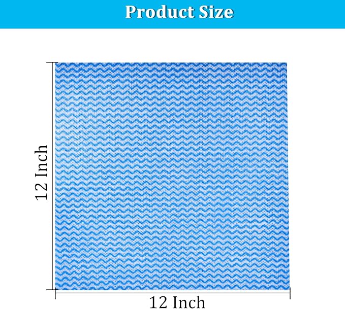 Disposable Dish Cloths Disposable Cleaning Towels 50 Pack Heavy Duty Reusable Disposable Kitchen Cleaning Cloths for Kitchen, Bathroom, Household Cleanings