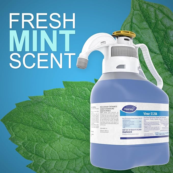 VIREX Diversey II 256 Disinfectant Cleaner SmartDose, 1.4 L, 2 Pk