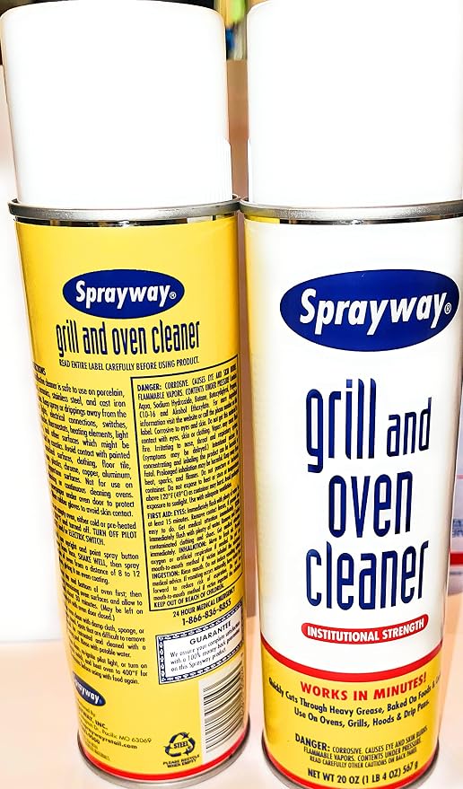 Heavy-Duty Oven & Grill Cleaner, Removes Oil & Grease, 20 Oz, 20 Ounce(Pack of Two)