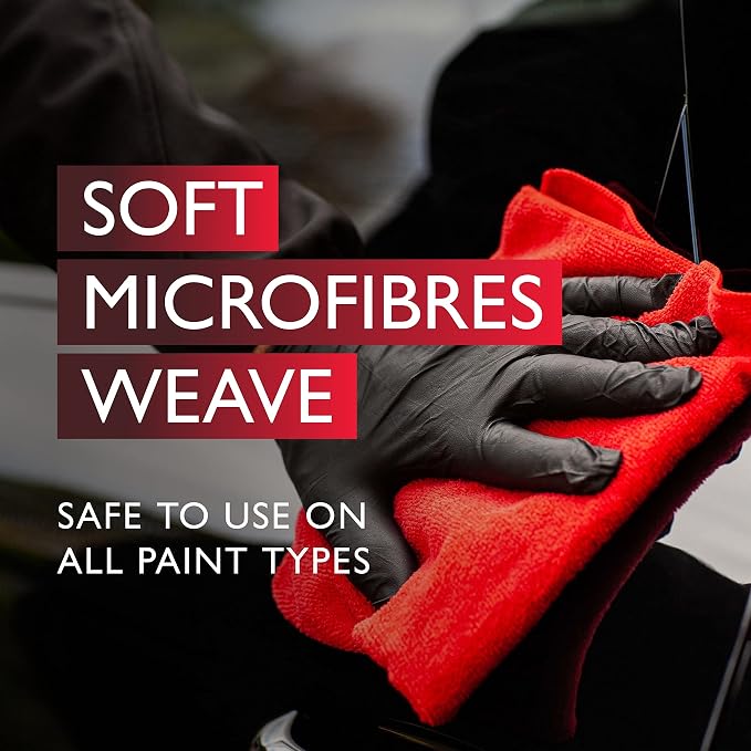 Autoglym Hi-Tech Finishing Cloth | Microfibre Cloth for Car Exterior Detailing – Ideal for Buffing Polish, Wax & Ceramic Sprays, Machine Washable