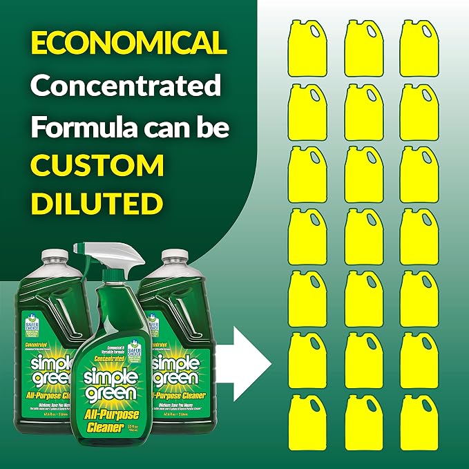 Simple Green All-Purpose Cleaner Spray and Refill, Green, 3 Piece Set, Original, 1 Count