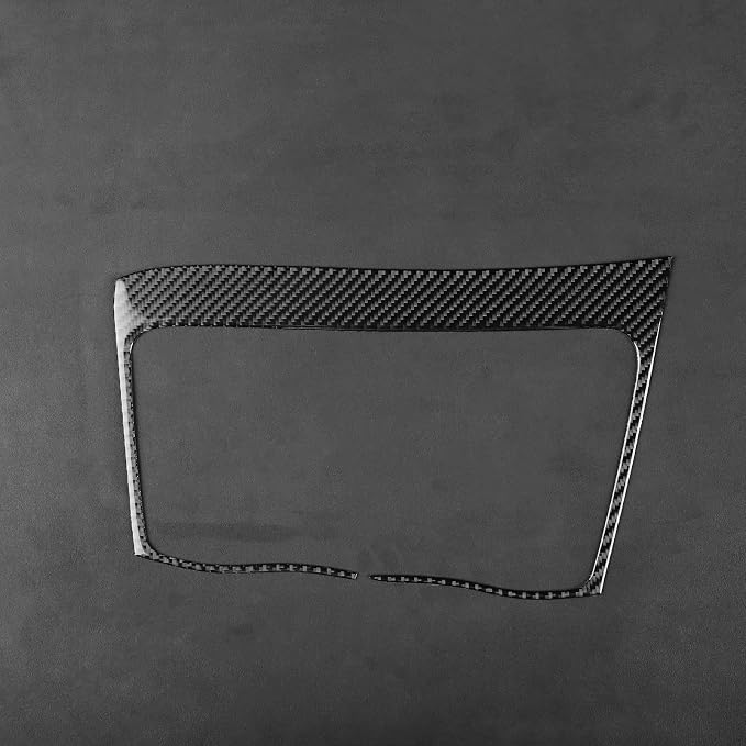 Real Carbon Fiber Trim for Honda CRV Accessories | for CR-V 2012 2013 2014 2015 2016 Central Console Navigation Display Panel Cover Sticker Interior Thick Overlay Decal