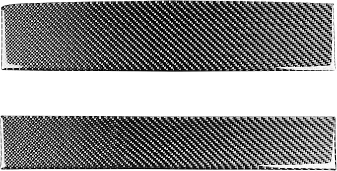 Real Carbon Fiber Trim for Ford Mustang GT Shelby Accessories | for 2005 2006 2007 2008 2009，Passenger Decor Console Cover Strip，Thick Overlay Sticker Decal